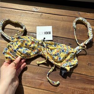 Beach Riot Floral Bikini Top